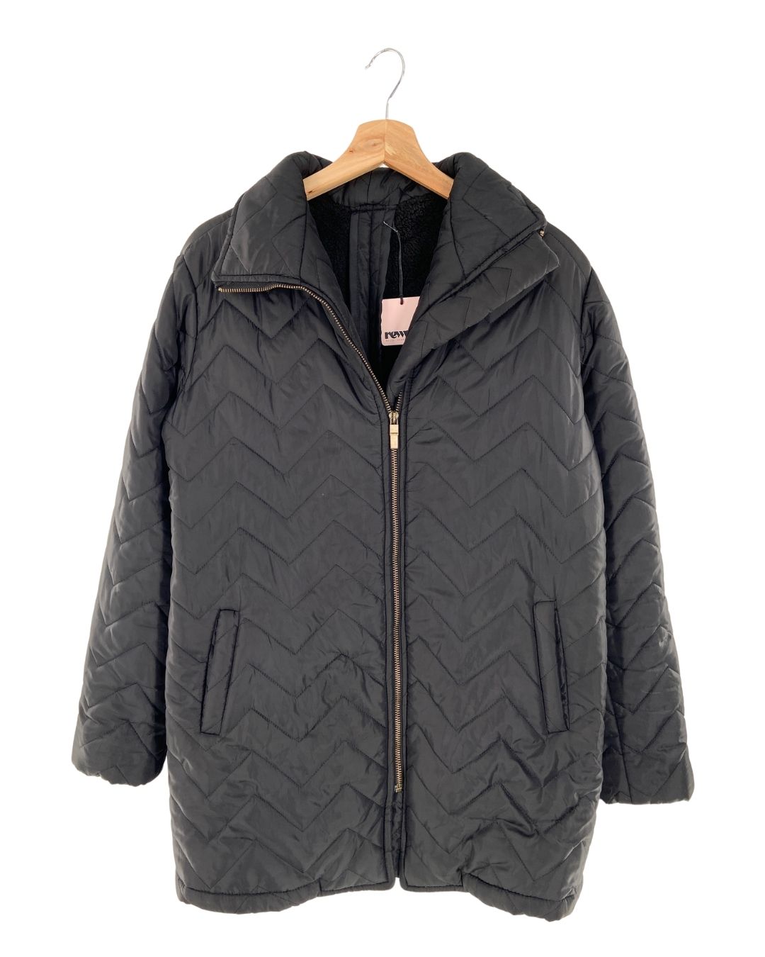 Chaqueta acolchada afelpada