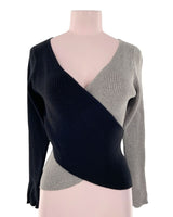 Saco cruzado color block