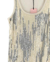 Blusa sleeveless lentejuelas
