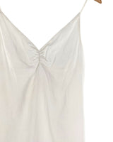 Vestido midi de tiras  en lino