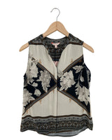 Blusa sleeveless print flores