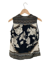 Blusa sleeveless print flores