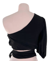 Blusa one shouder con textura