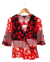 Blusa print flores