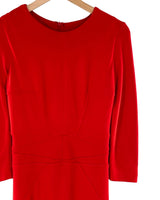 Vestido manga larga midi