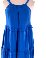 Vestido mini amplio anudado