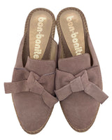 Mules con lazo en cuero