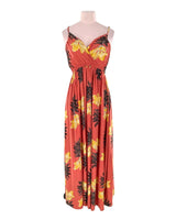 Maxi vestido de tiras print