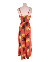 Maxi vestido de tiras print