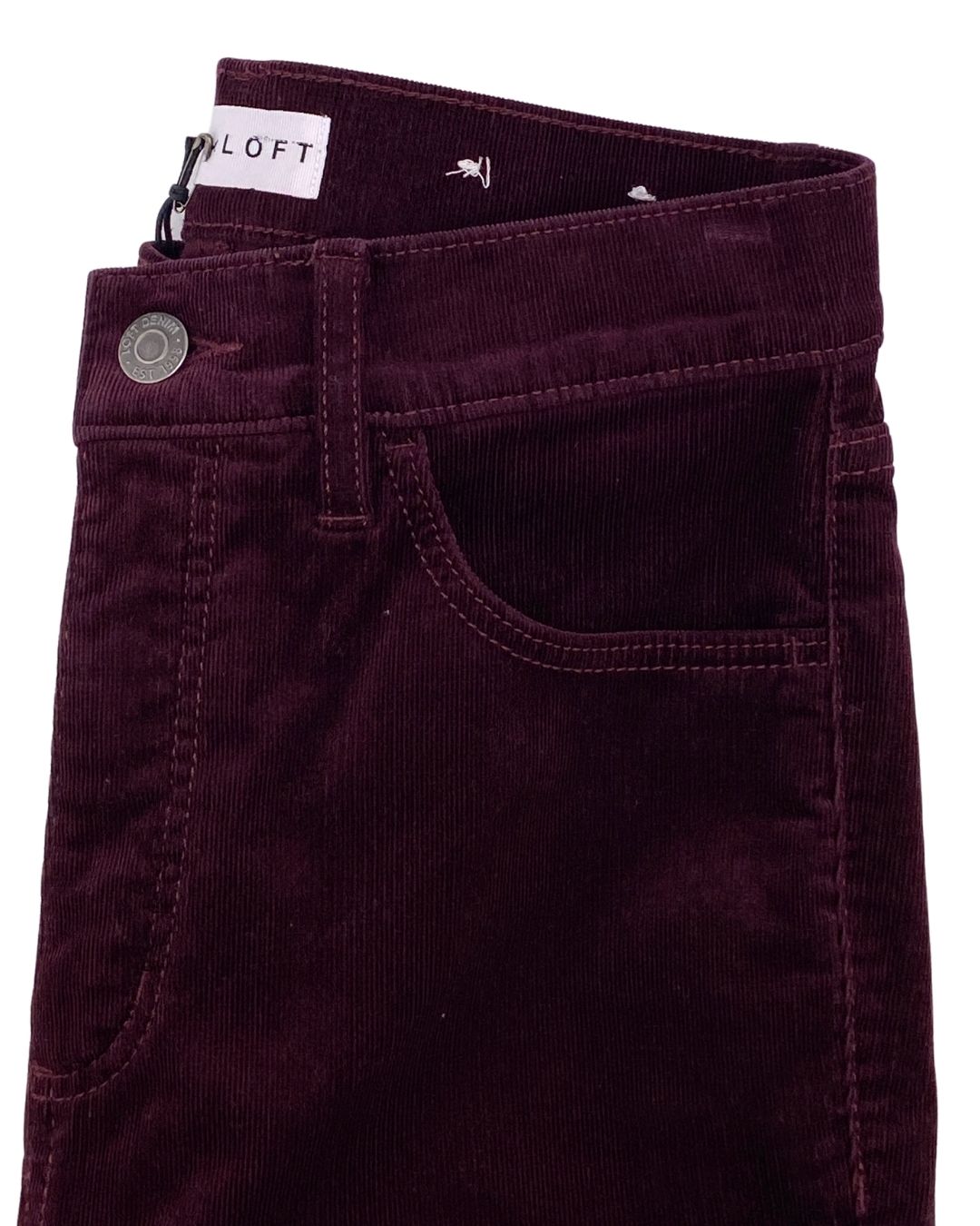 Pantalon en pana delgada