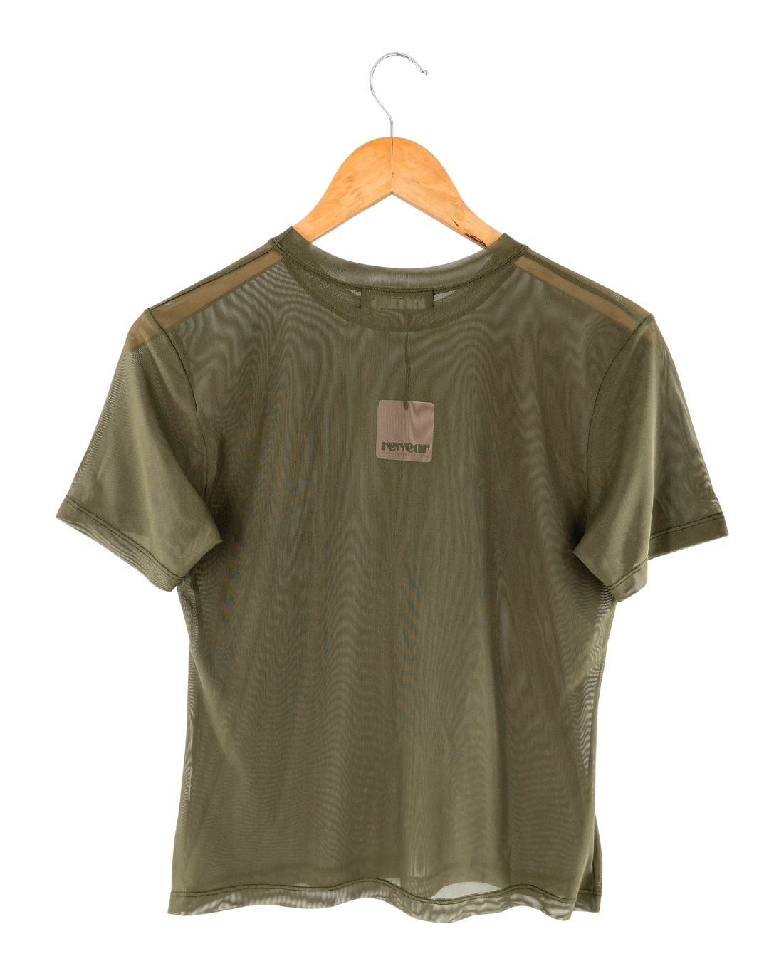 Camiseta en mesh manga corta