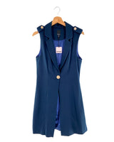Chaleco suit long size un boton
