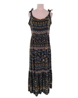 Maxi vestido de tiras print