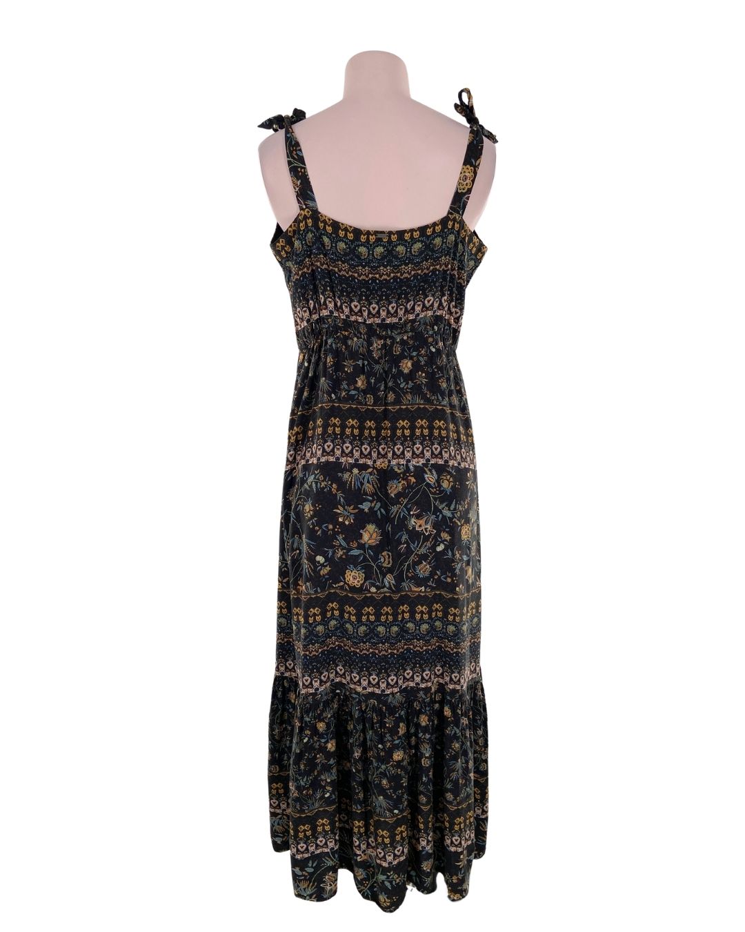 Maxi vestido de tiras print