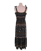 Maxi vestido de tiras print