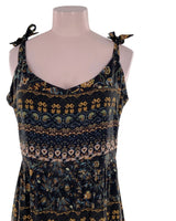 Maxi vestido de tiras print