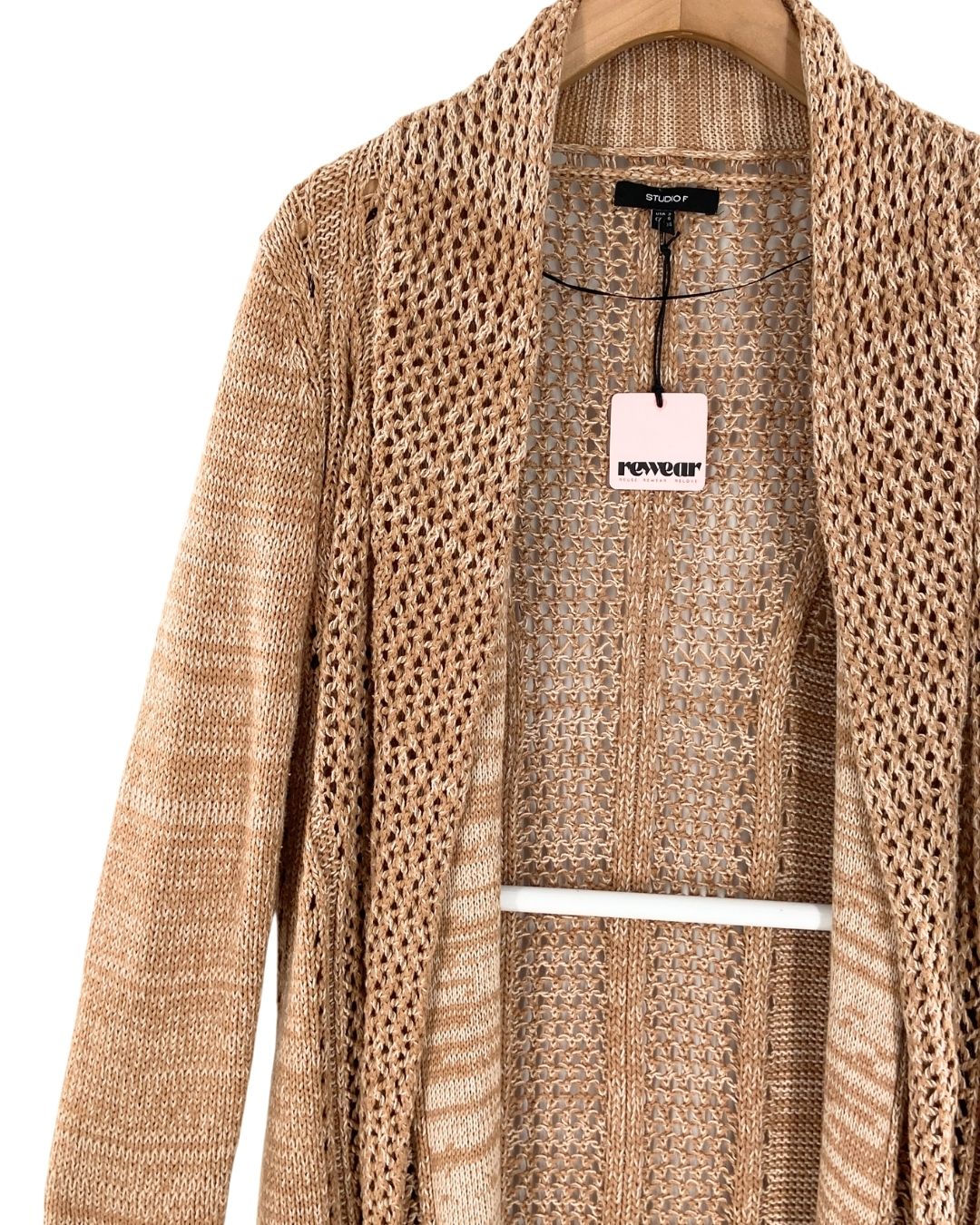 Cardigan tejido abierto