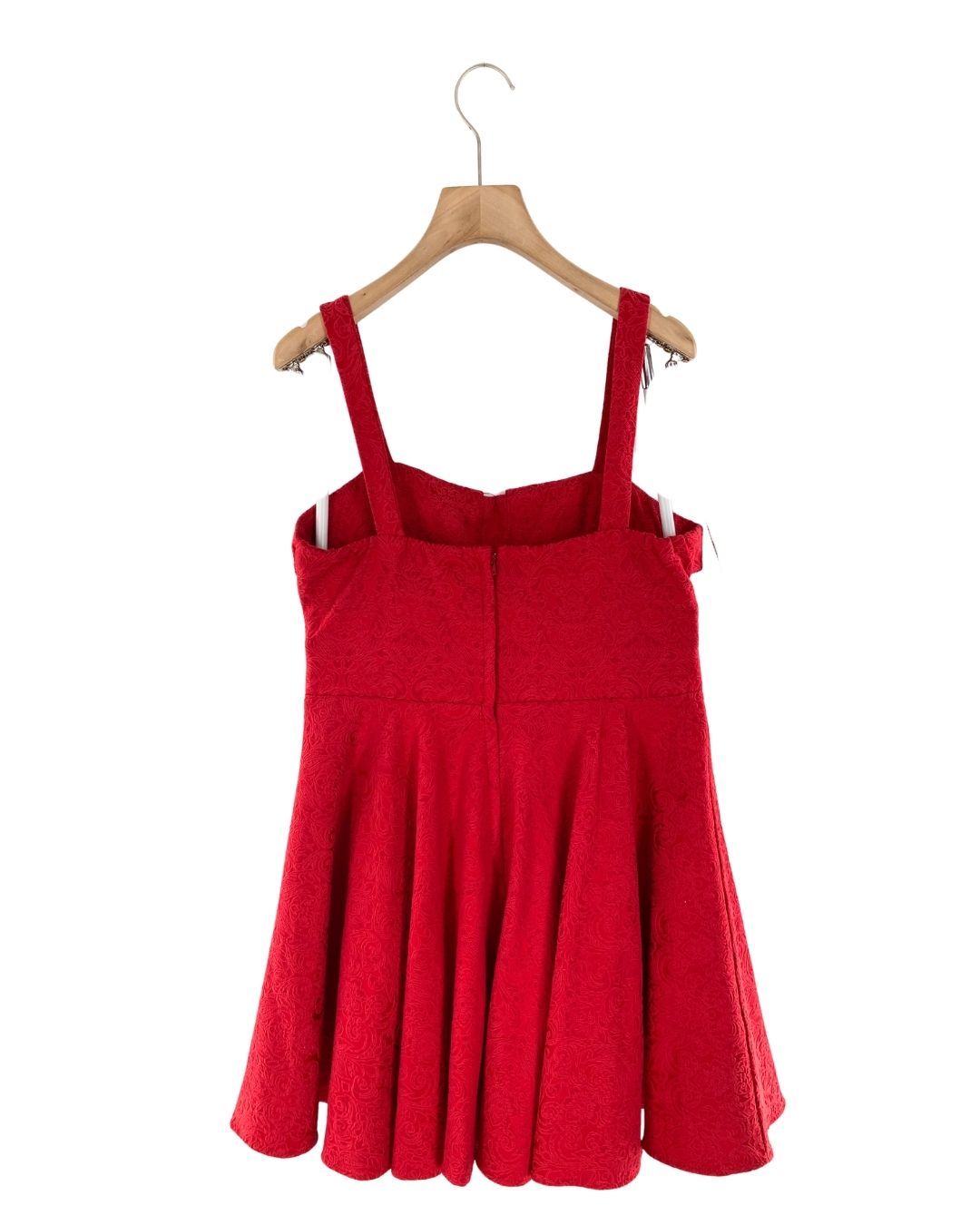 Vestido midi de tiras