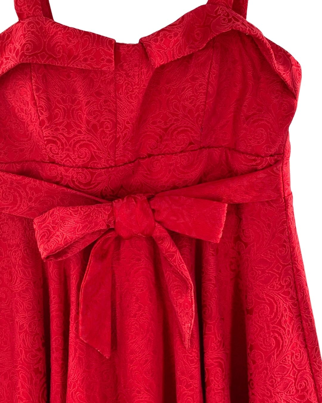 Vestido midi de tiras