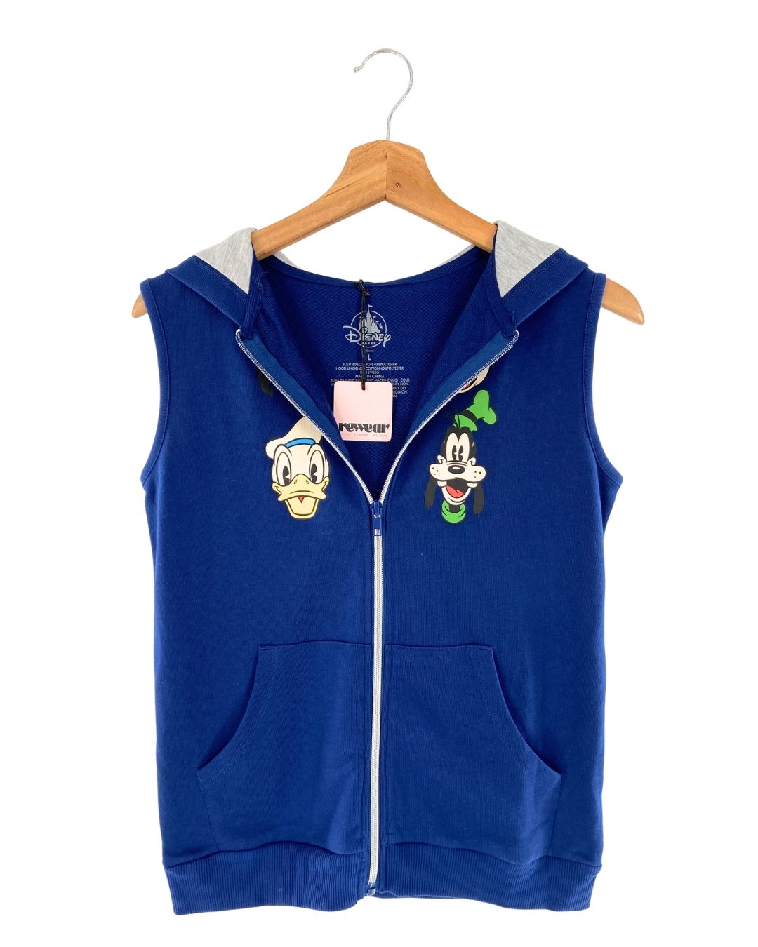 Chaleco con capota print
