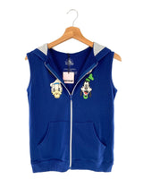 Chaleco con capota print