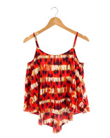 Blusa de tiras amplia print