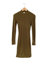 Vestido midi canale cut out