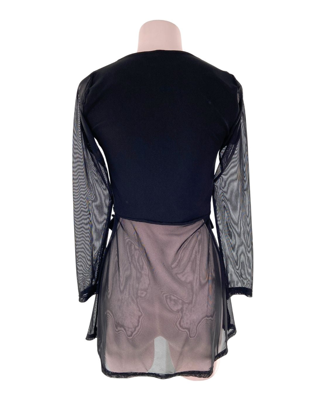 Blusa manga larga con detalles