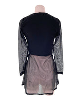 Blusa manga larga con detalles