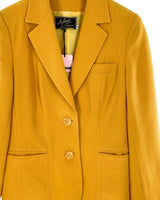 Blazer abotonado con textura