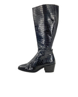 Botas caña alta con textura