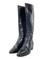 Botas caña alta con textura