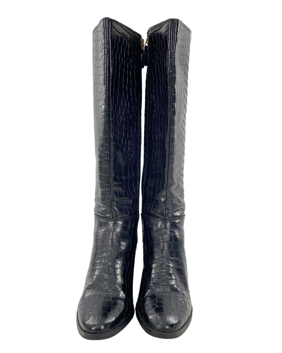 Botas caña alta con textura
