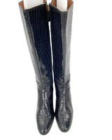 Botas caña alta con textura