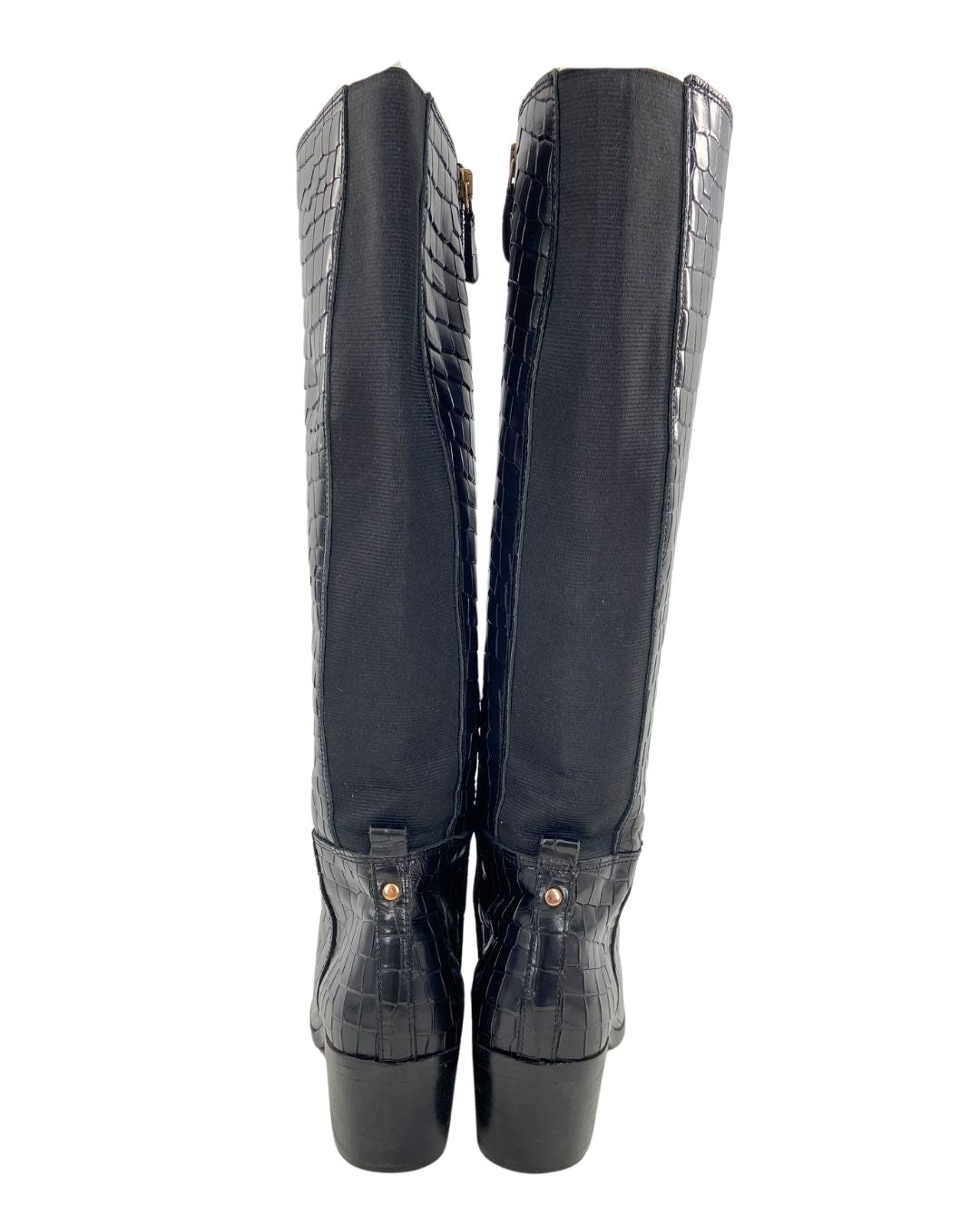 Botas caña alta con textura