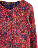 Chaqueta abotonado print