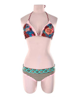 Bikini reversible con print