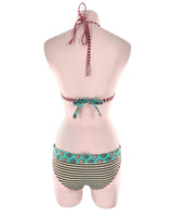 Bikini reversible con print