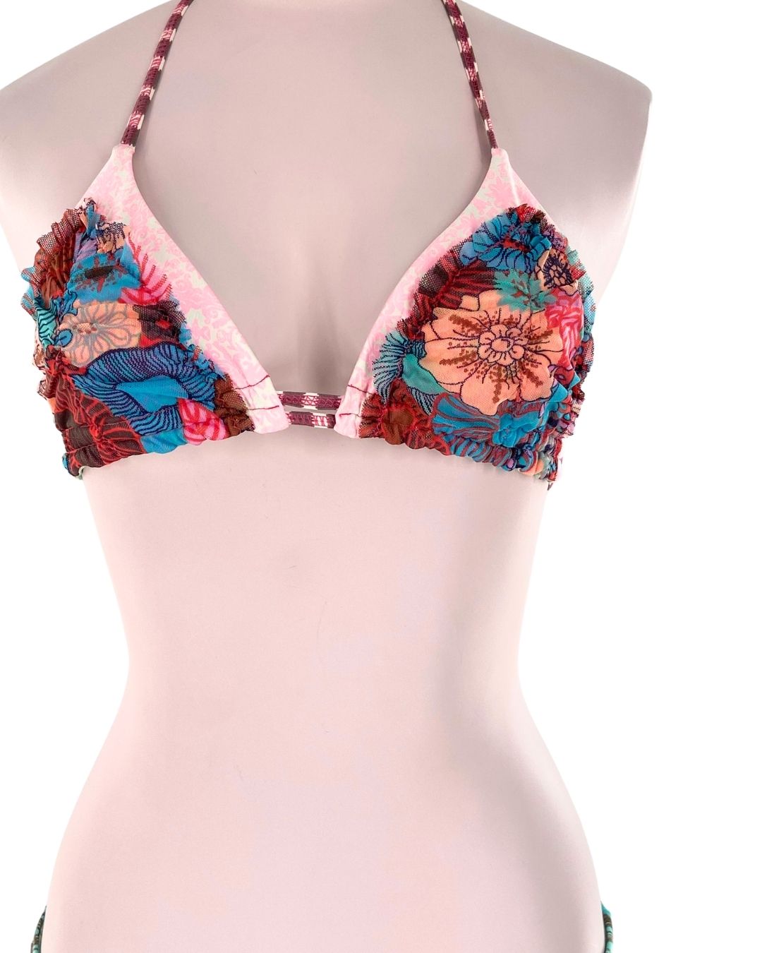 Bikini reversible con print