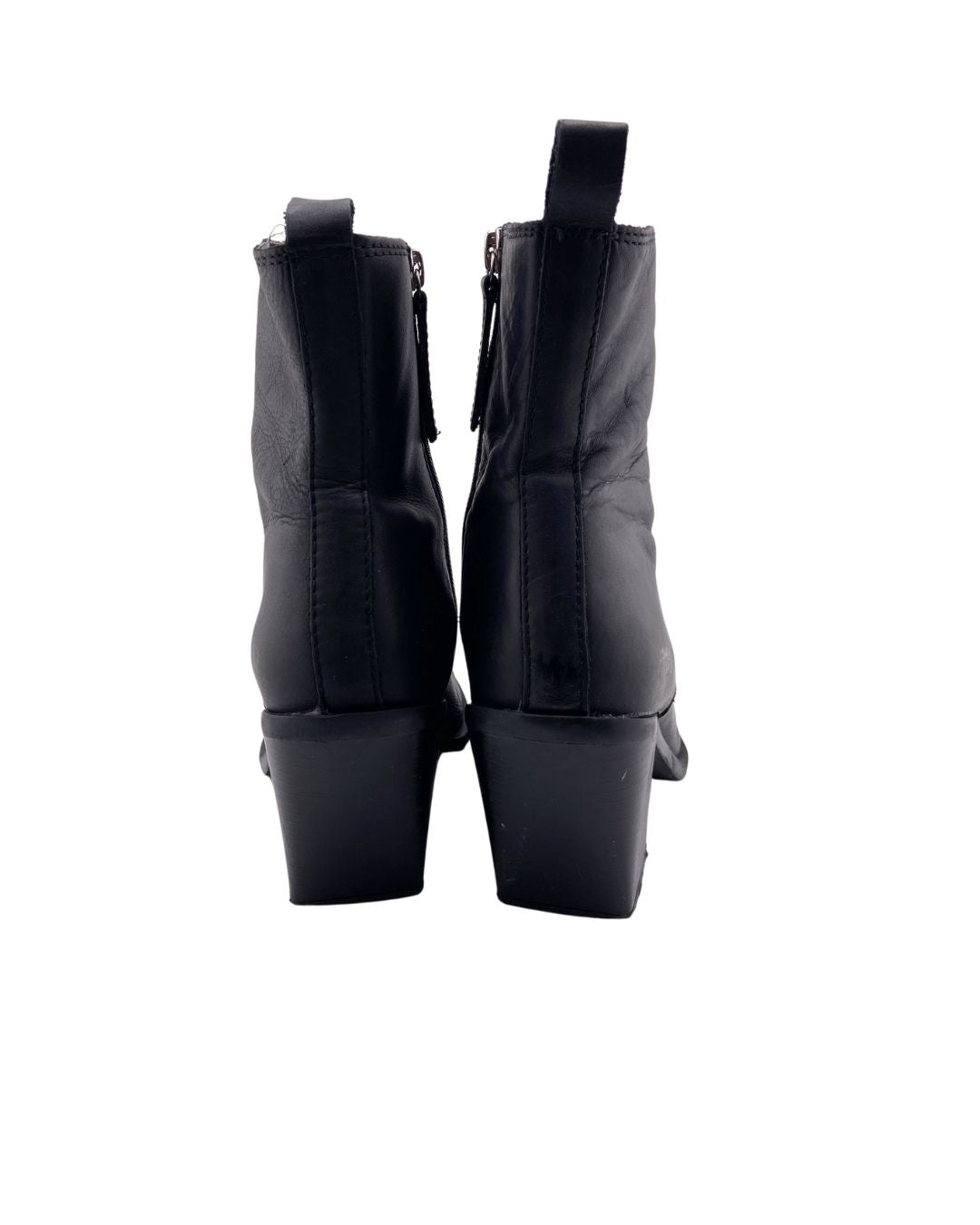 Botines tacon cuadrado