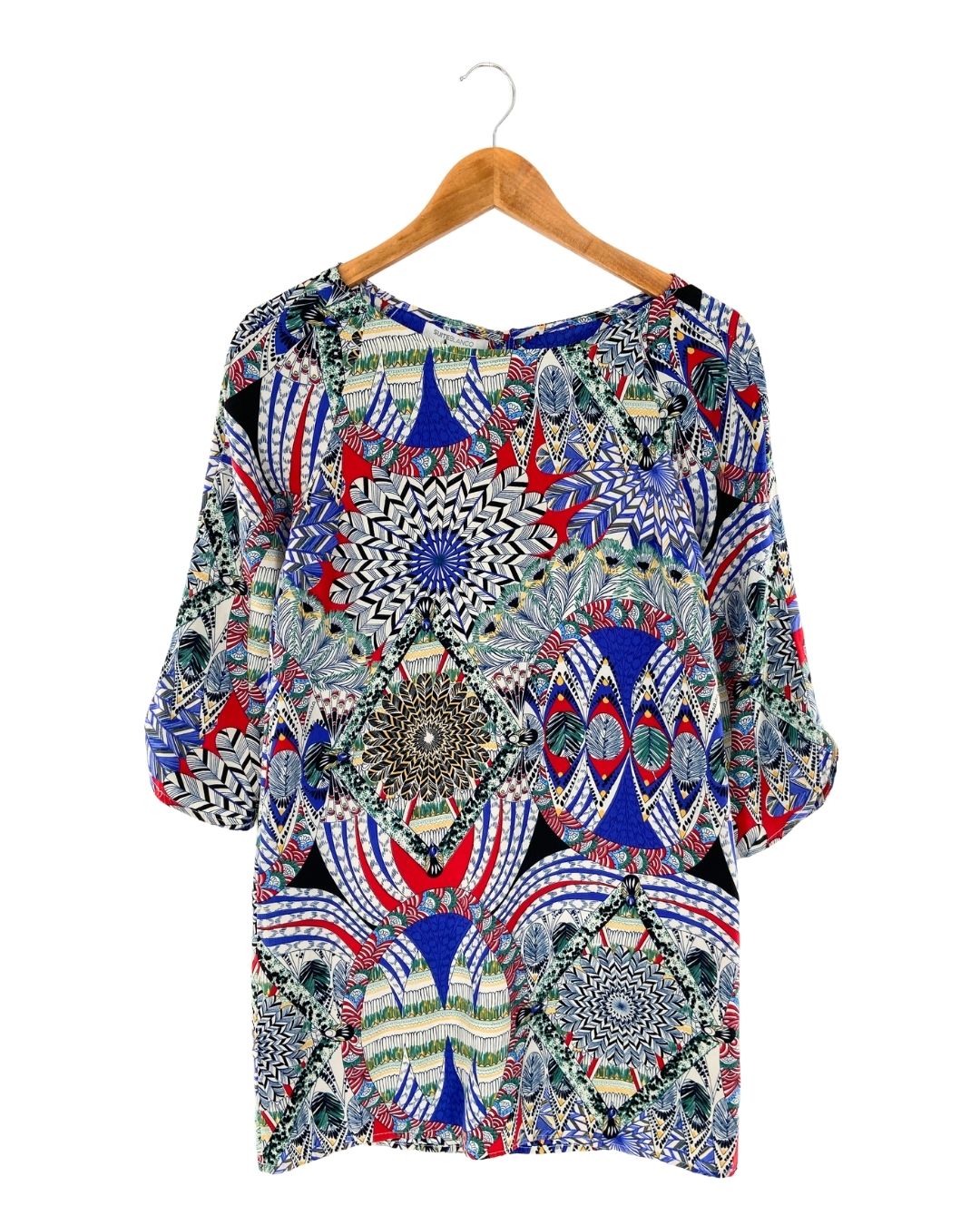 Vestido midi abotonado