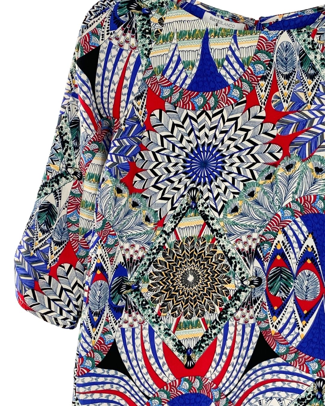 Vestido midi abotonado