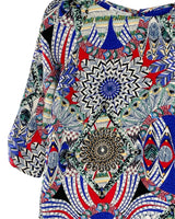 Vestido midi abotonado