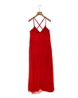 Maxi vestido en blonda