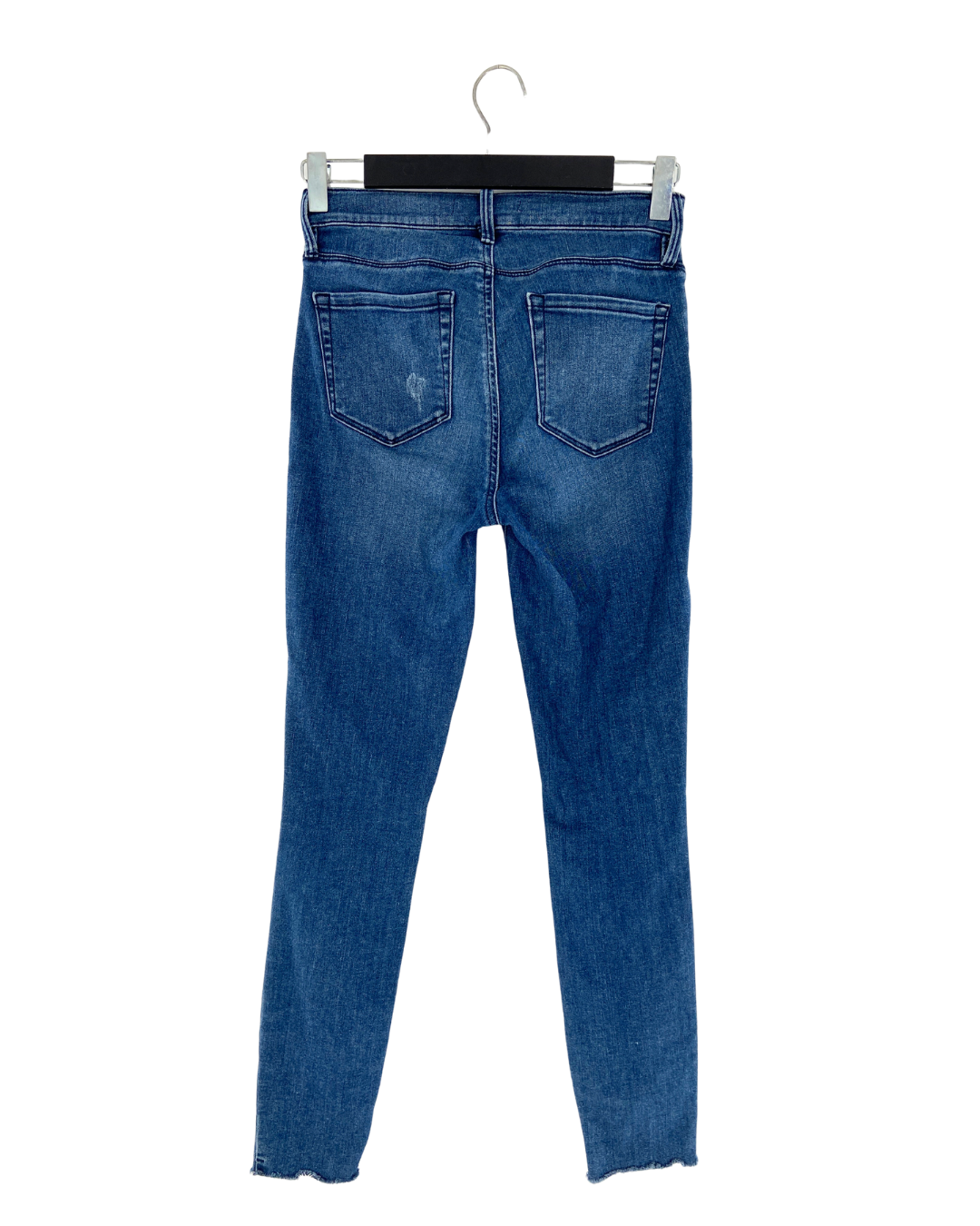 Skinny jean destroyed stretch