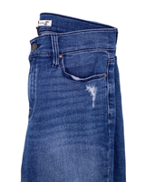 Skinny jean destroyed stretch