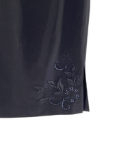 Falda midi suit con bordado