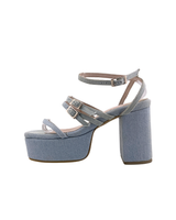Sandalias tacon cuadrado