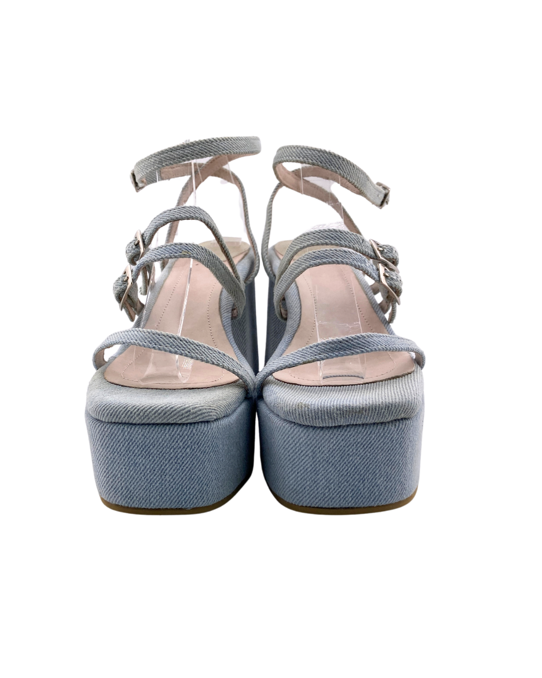 Sandalias tacon cuadrado