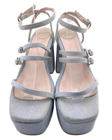 Sandalias tacon cuadrado